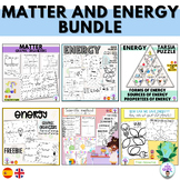 Matter and energy Bundle-  Pack Materia y energía- bilingual