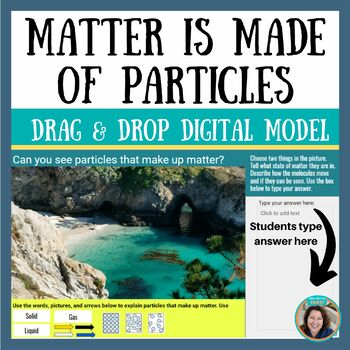 Preview of Matter is Made of Particles Digital Model for Google Classroom - 5th Grade NGSS