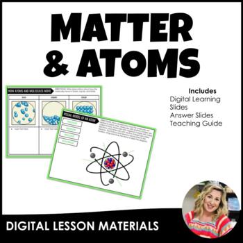 Preview of Matter is Made up of Atoms Digital Google Drive Assignment - Distance Learning
