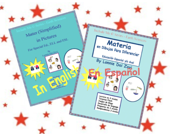 Preview of Matter or Materia Simplified Bilingual Packet