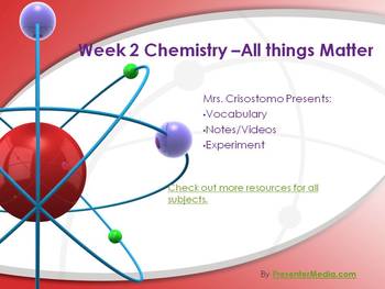 Preview of Matter/Basic Chemistry Unit- Part 2