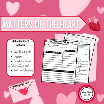 Preview of Matters of the Heart Activity Pack: Explore Cardiovascular Health