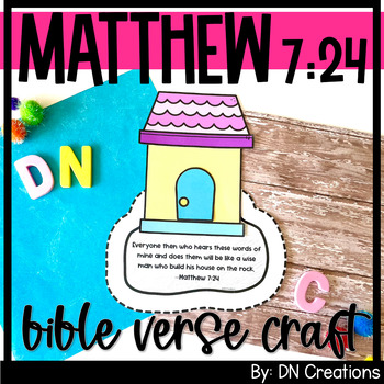 Genesis 9 Bible Craft l Noah's Ark Craft l Bible Memory Verse Craft