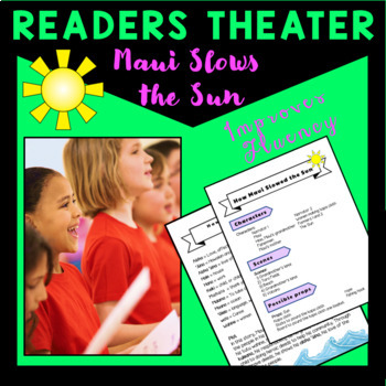 Preview of Maui Slows the Sun Indigenous Story | Readers Theater Script
