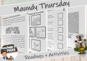 Preview of Maundy Thursday - The Last Supper | Readings + Activities