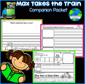 Preview of Max Takes the Train Companion Packet