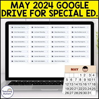 Preview of May 2024 / End of Year Google Drive Folder for Special Education Teachers