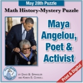 May 28 Math & Literature Puzzle: Poet & Activist Maya Ange