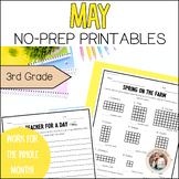 May 3rd Grade No-Prep Printables | Memorial Day/Cinco de M