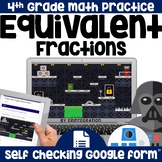 May 4th Equivalent Fractions 4th Grade Math Review on Goog