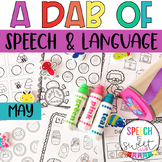 May: A Dab of Speech and Language {NO PREP}