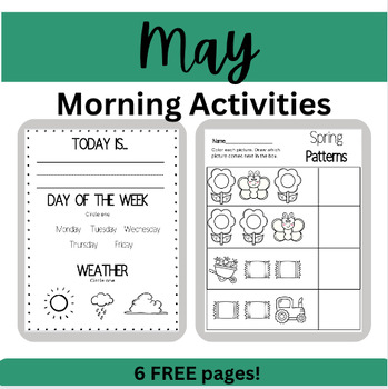 Preview of May Activities FREEBIE