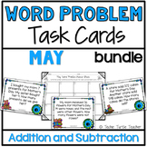 May Addition & Subtraction One Step Word Problem Different