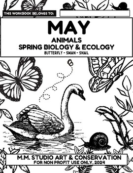 Preview of May Animals, Ecology & Biology, Elementary K-5 Mini-Lessons & Assessments