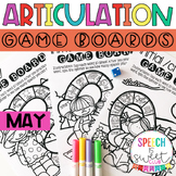 May Articulation Game Boards {Print and go}