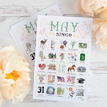Preview of May Bingo - 50 Cards