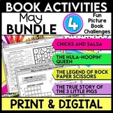 May Book Activities DIGITAL and PRINTABLE BUNDLE