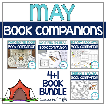 Preview of May Book Companion Bundle | Speech and Language Therapy