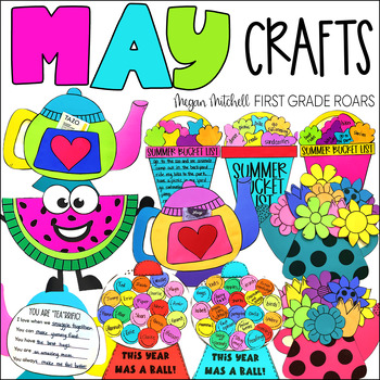 Preview of May Bucket List, Mother's Day, Flowerpot, Watermelon, Gumball Craft Bundle