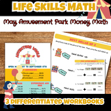 Amusement Park Life Skill Functional Money Math 3 Workbook