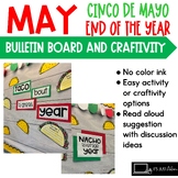 May Bulletin Board Craft Cinco de Mayo Door Decor Craftivi