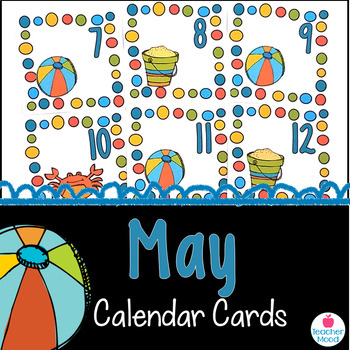 May Calendar Cards for Morning Math & Number Talks by Shae Hare ...