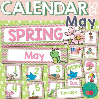 Preview of May Calendar Numbers