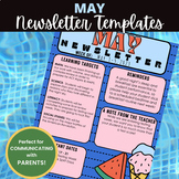 May |  Class Newsletters Templates (Editable!)