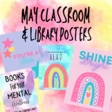 May Classroom and Library Posters - Easy Bulletin Board, B