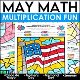 May Coloring Pages Multiplication Color By Number & Early 
