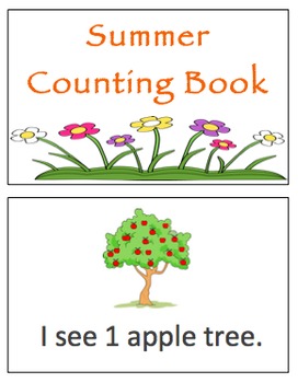 Preview of Summer Counting Books