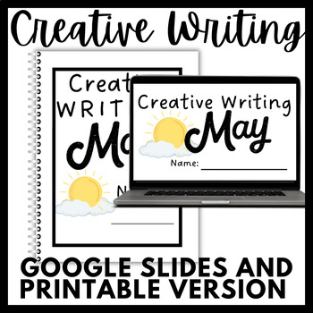 Preview of May Creative Writing Digital and Printable Bundle