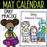 May Daily Calendar Review and Math Practice