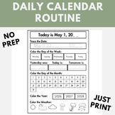 May | Daily Calendar Routine | Daily Morning Work | Daily Math Practice