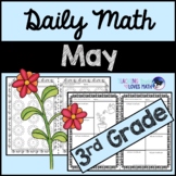 May Daily Math Review 3rd Grade Common Core