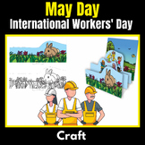 May Day Diorama Craft - International Workers' Day - worksheets