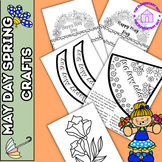 May Day Spring Basket and Crown Crafts