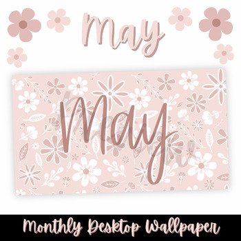 Preview of May Desktop Background | Monthly Design | Desktop Wallpaper | Spring