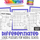 May Differentiated Logic Puzzles Brain Teasers Fast Finish