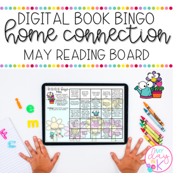 Preview of May Digital Book Bingo Reading Board