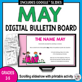 May Digital Bulletin Board - May Holidays - May Library Ac