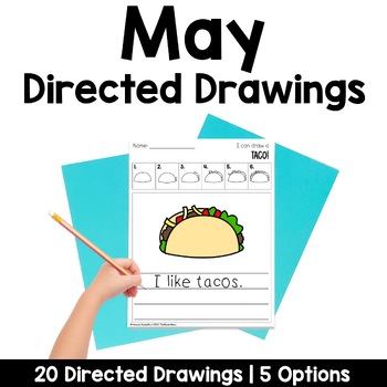 Preview of May Directed Drawings | Cinco de Mayo | Insects