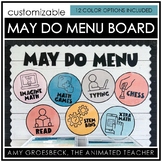May Do Menu Board Posters for Early Finishers – CUSTOMIZABLE