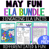 May ELA Activities & Word Searches for Early Finishers & A