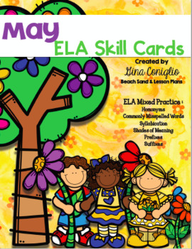 Preview of May ELA Skill Cards