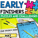 May Spring Early Finishers Puzzles Challenges and Word Sea