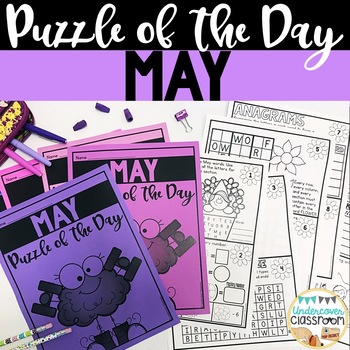 Preview of May Early Finishers | May Enrichment | Morning Work | Brainteasers