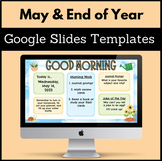 May End of Year Garden Colorful Google Slides Templates Ce