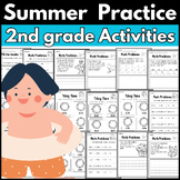 May End of the Year Activities Summer 2nd grade math Test 