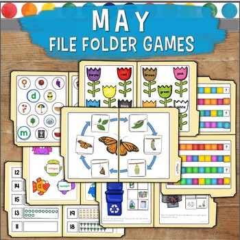 Preview of May File Folder Games